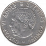 Монета. Швеция. 1 крона 1961 год. (U). рев.
