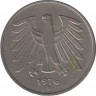 Монета. ФРГ. 5 марок 1976 год. Монетный двор - Мюнхен (D). ав.