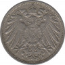 Монета. Германия (Германская империя 1871-1922). 10 пфеннигов 1910 год. (D). рев.