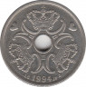 Монета. Дания. 5 крон 1994 год. ав.
