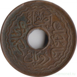 Монета. Хайдарабад. 2 пая 1943 (1362) год.
