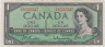 Банкнота. Канада. 1 доллар 1954 год. Тип 75b. ав.