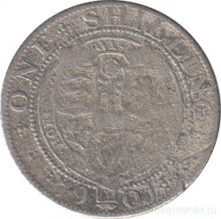 Монета. Великобритания. 1 шиллинг (12 пенсов) 1901 год.