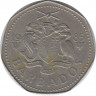 Монета. Барбадос. 1 доллар 1985 год. ав.