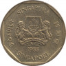 Монета. Сингапур. 1 доллар 1988 год. ав. 
