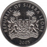 Монета. Сьерра-Леоне. 1 доллар 2005 год. Горилла. рев.