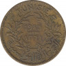 Монета. Тунис. 1 франк 1945 год. ав.