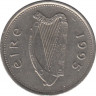 Монета. Ирландия. 10 пенсов 1995 год. ав.