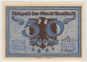 Бона. Нотгельд. Германия. Город Арнштадт. 50 пфеннигов 1921 год. Реверс 1. Вариант 43.3.1. ав.