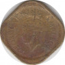 Монета. Индия. 1/2 анны 1943 год. рев.