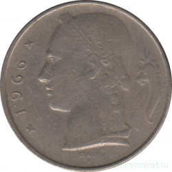 Монета. Бельгия. 5 франков 1966 год. BELGIE.