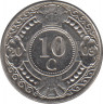 Монета. Нидерландские Антильские острова. 10 центов 2003 год. ав.