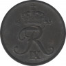  Монета. Дания. 5 эре 1953 год. ав.