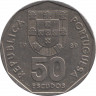 Монета. Португалия. 50 эскудо 1989 год. ав.