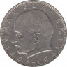 Монета. ФРГ. 2 марки 1962 год. Макс Планк. Монетный двор - Карлсруэ (G). ав. Монета. ФРГ. 2 марки 1962 год. Макс Планк. Монетный двор - Карлсруэ (G). ав.