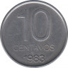 Монета. Аргентина. 10 сентаво 1983 год. ав.