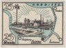 Бона. Нотгельд. Германия. Город Херне. 25 пфеннигов 1921 год. Вариант 602.5.а.2. рев.