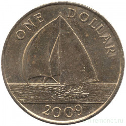 Монета. Бермудские острова. 1 доллар 2009 год. 