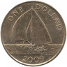 Монета. Бермудские острова. 1 доллар 2009 год. 