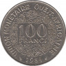 Монета. Западноафриканский экономический и валютный союз (ВСЕАО). 100 франков 1984 год. ав.