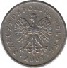 Монета. Польша. 10 грошей 2001 год. ав.