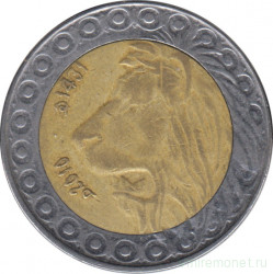 Монета. Алжир. 20 динаров 2010 год.