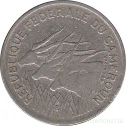 Монета. Камерун. 100 франков 1971 год.