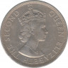 Монета. Малайя и Британское Борнео (Малайзия). 50 центов 1955 год. рев.