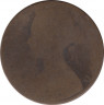 Монета. Великобритания. 1 пенни 1866 год. рев.