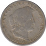 Монета. Перу. 5 сентаво 1923 год. ав.