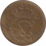 Монета. Дания. 5 эре 1921 год. ав.