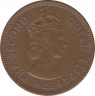 Монета. Маврикий. 2 цента 1975 год. рев.