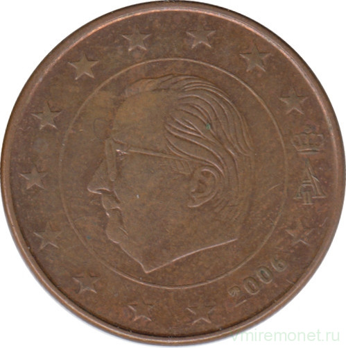 Монета. Бельгия. 5 центов 2006 год.