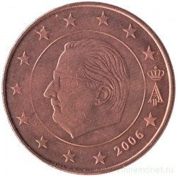Монета. Бельгия. 5 центов 2006 год.