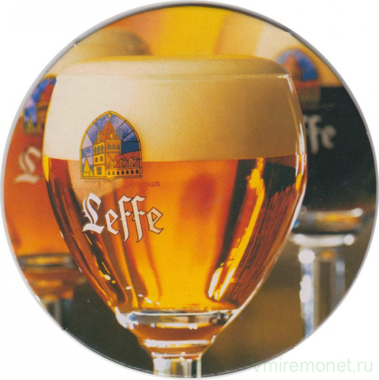 Подставка. Пиво "Leffe", Россия. (Круг).