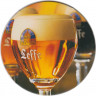Подставка. Пиво "Leffe", Россия. (Круг). лиц.