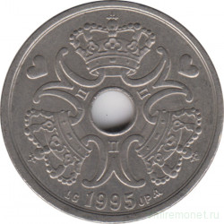 Монета. Дания. 5 крон 1995 год.