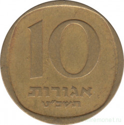 Монета. Израиль. 10 агорот 1969 (5729) год.