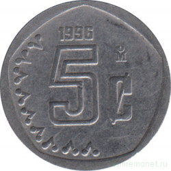 Монета. Мексика. 5 сентаво 1996 год.