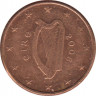 Монета. Ирландия. 1 цент 2008 год. ав.