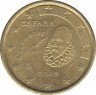 Монета. Испания. 10 центов 2005 год. ав.