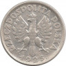 Монета. Польша. 1 злотый 1925 год. рев