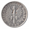 Монета. Польша. 1 злотый 1925 год.