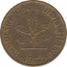 Монета. ФРГ. 5 пфеннигов 1974 год. Монетный двор - Гамбург (J). ав.