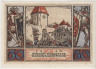 Бона. Нотгельд. Германия. Город Арнштадт. 50 пфеннигов 1921 год. Реверс 2. Вариант 43.3.2. рев.