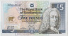 Банкнота. Великобритания. Шотландия. "Royal Bank of Scotland PLC". 5 фунтов 2005 год. Окончание спортивной карьеры Джека Уильяма Никлауса. Тип 365. ав.