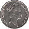 Монета. Австралия. 5 центов 1994 год. ав.