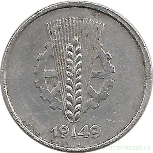 Монета. ГДР. 1 пфенниг 1949 год (A).