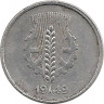 Монета. ГДР. 1 пфенниг 1949 год (А). ав.