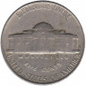 Монета. США. 5 центов 1953 год. Монетный двор S.